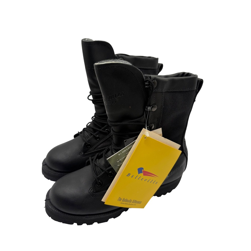 Belleville Combat Boots Unisex 5.5 W Black New Gore-Tex Infantry‎ ICB Military